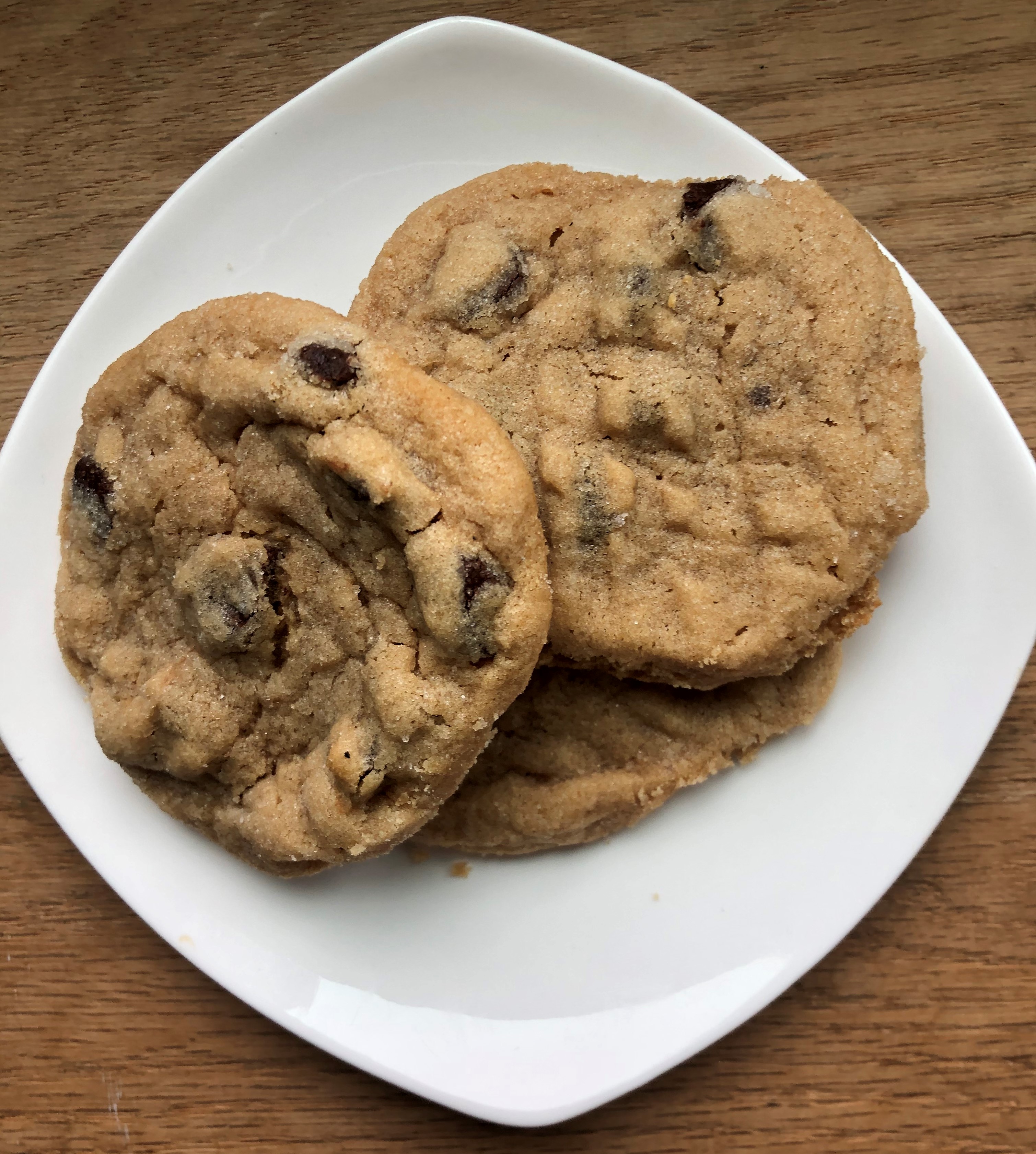 Peanutbutter chocolate chip cookies